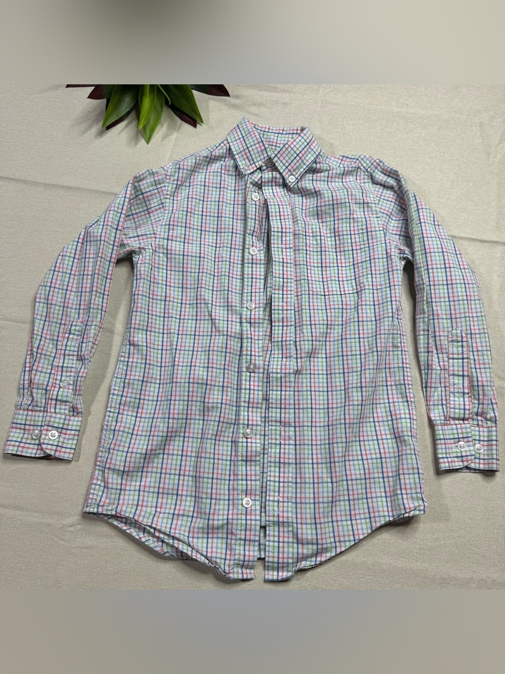 Boys Size 8 Button Down Shirt Lot Carter’s IZOD Class Club Plaid 4 Pc - Picture 6 of 15
